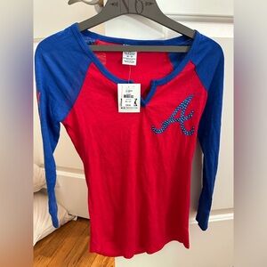 VS MLB COLLECTION BRAVES BASEBALL TEE